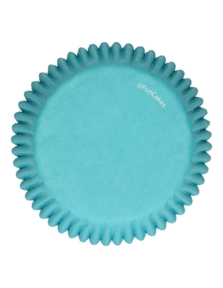 Cápsulas para Hornear Turquesa 48ud. Funcakes