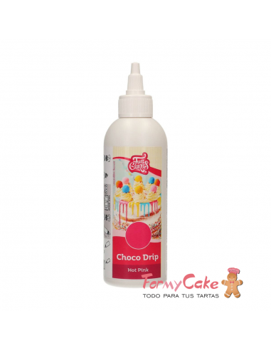 Choco Drip Fucsia 180gr. Funcakes