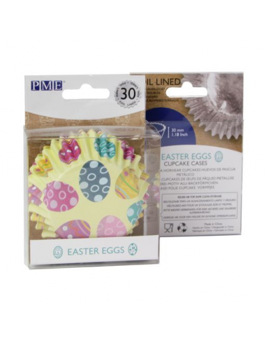 Cápsulas Aluminio Huevos Pascua 30ud PME