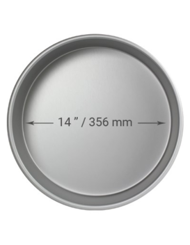 Molde Redondo Metal 35,6x10,2cm PME