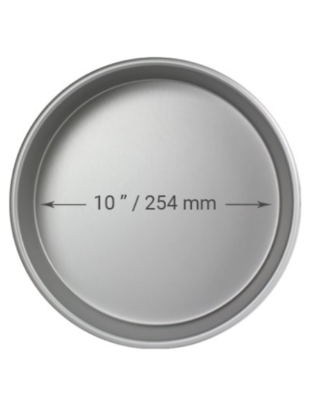 Molde Redondo Metal 25,4x7,6cm PME