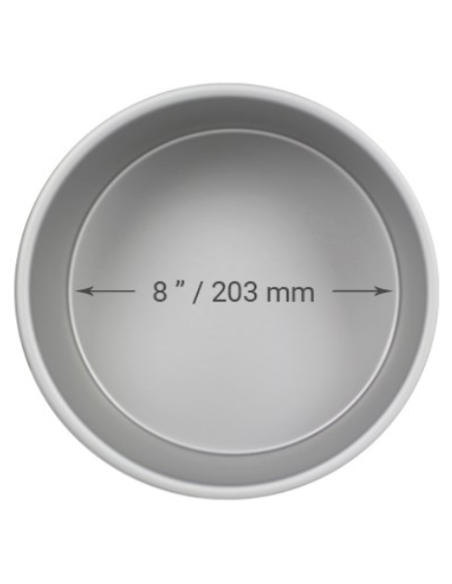 Molde Redondo Metal 20,3x7,6cm PME