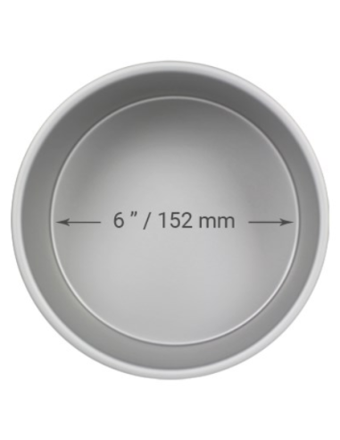 Molde Redondo Metal 15,2x10,2cm PME