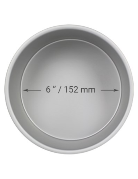 Molde Redondo Metal 15,2x10,2cm PME