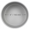 Molde Redondo Metal 10,2x10,2cm PME