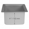 Molde Cuadrado Metal 10,2x10,2x10,2cm PME