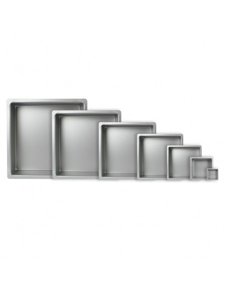 Molde Cuadrado Metal 10,2x10,2x10,2cm PME