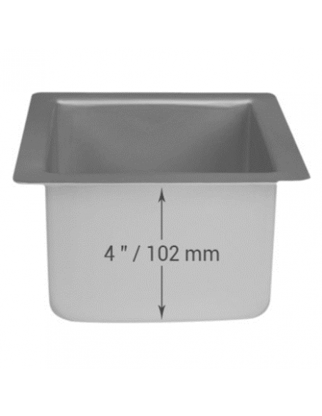 Molde Cuadrado Metal 15,2x15,2x10,2cm PME
