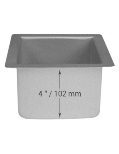 Molde Cuadrado Metal 20,3x20,3x7,5cm PME