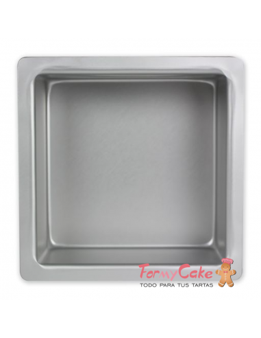 Molde Cuadrado Metal 25,4x25,4x7,5cm PME