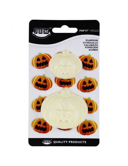 Molde Fondant Calabaza 2uds JEM
