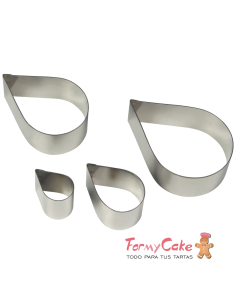 Cortantes Petalos Rosa 4ud PME
