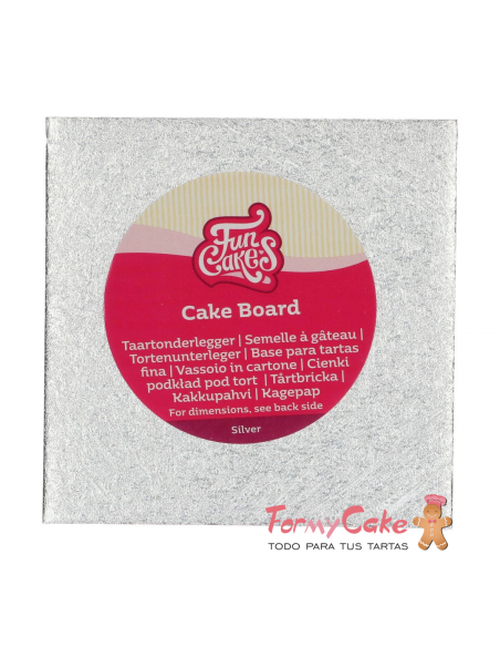 Base Cuadrada para Tartas 15cm Funcakes