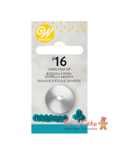 Boquilla 16 Estrella Abierta Wilton