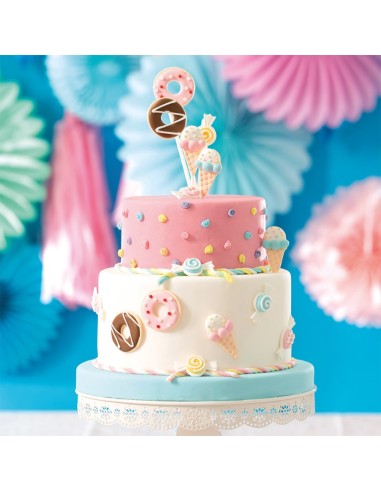 Figuritas de Azúcar Sweets 7ud Decora