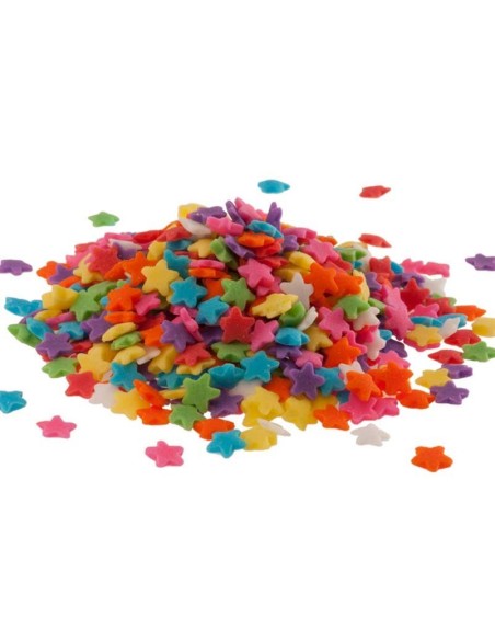 Estrellas Colores De Azucar 100g Dekora