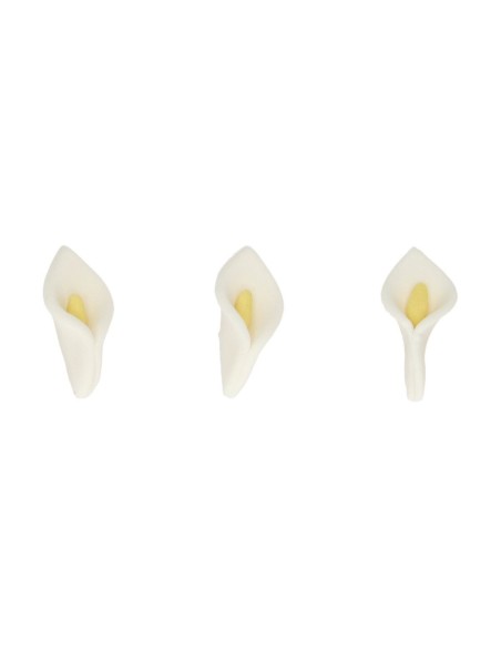 Set Decoraciones De Azúcar Callas Blancas, 24ud. Funcakes