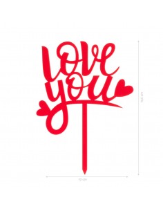 Topper Love You Dekora 2