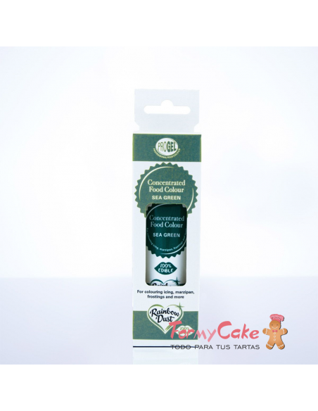 Colorante Gel Verde Mar Progel 25gr De Rainbow Dust