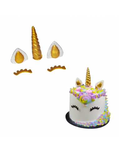Molde Silicona 3D Unicornio Pastkolor