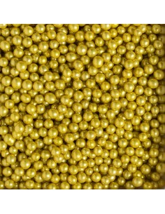Perlas De Azucar Doradas Metalizadas 100gr Decora 2