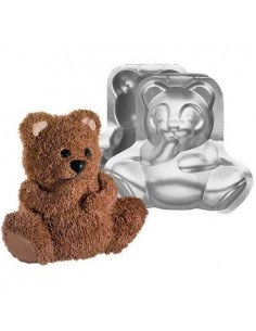 Molde Metal Osito De Peluche 3D Wilton 2