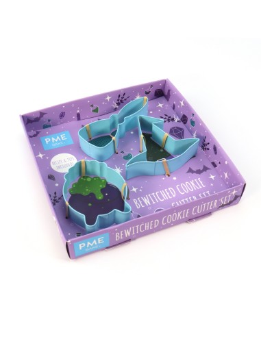 Set Cortadores Galletas De bruja 3ud PME