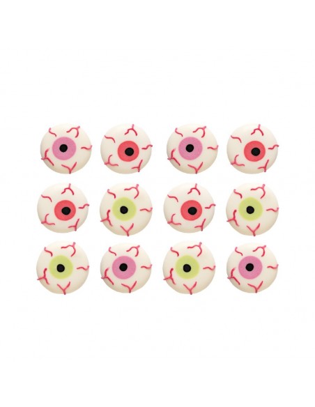 Ojos Aterradores Comestibles 12uds Decora