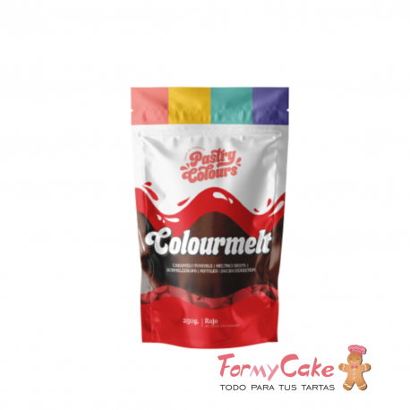 ColorMelt Rojo 250gr Pastrycolour