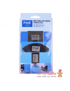 Juego Mini Espatulas Flexibles 3ud PME