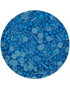 Decoración Comestible Sprinkle Medley Azul 70g Funcakes 2