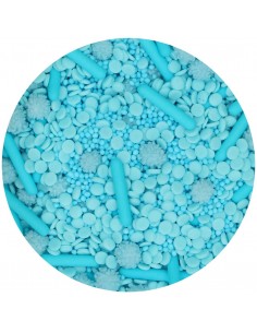 Decoración Comestible Sprinkle Medley Azul Claro 70g Funcakes 2