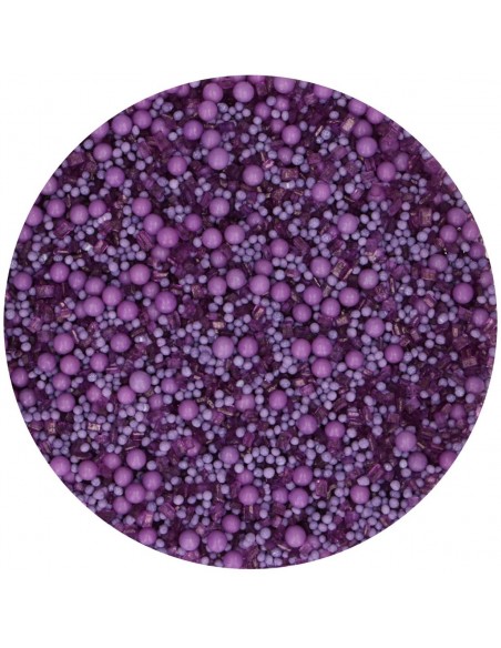 Decoración Comestible Sprinkle Medley Morado 70g Funcakes