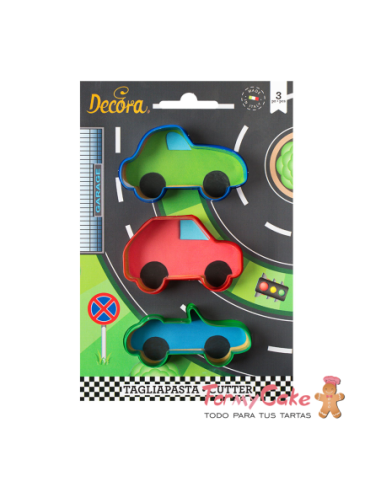 Kit Cortador Brum Brum 3ud Decora