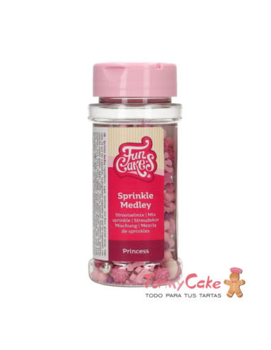 Decoración Comestible Sprinkle Medley Princesa...