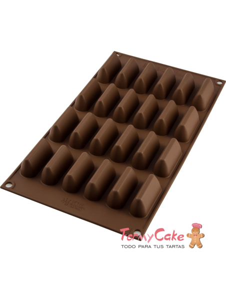 Molde Silicona Bombones Chocogianduia Silikomart