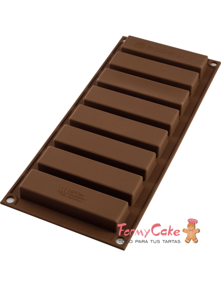 Molde Silicona Chocolate My Snack Silikomart