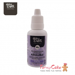 Colorante Gel Liposoluble Púrpura 30gr Azuluble