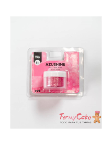 Purpurina Comestible En Polvo Rosa 5gr Azushine