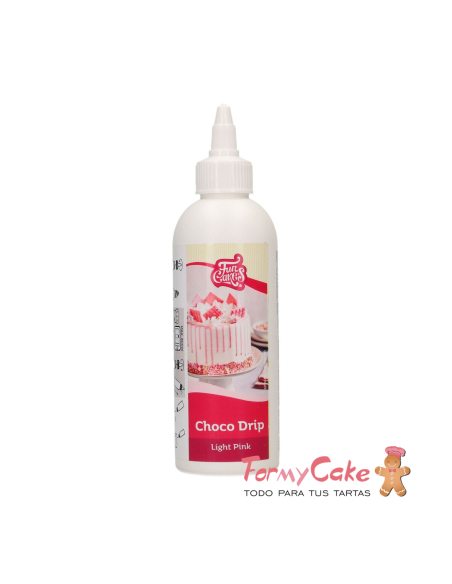 Choco Drip Rosa Claro 180gr. Funcakes
