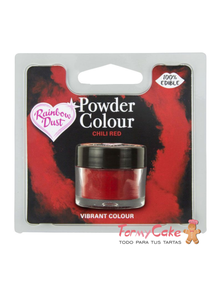 Colorante en Polvo Chili Red 2gr Rainbow Dust