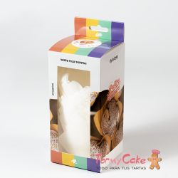 Tulipas Muffins Blancas 50ud Pastry Colours