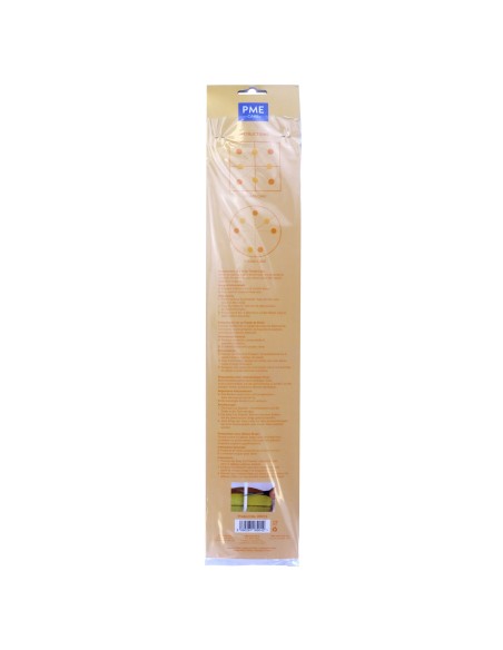 Pilares Plástico para Tartas 40cm 8ud PME