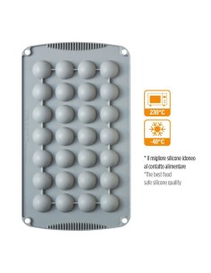 Molde De Silicona Semiesfera 20uds 30x15H MM Decora 2