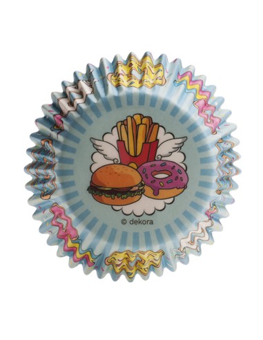 Capsulas Fast Food 25ud Dekora