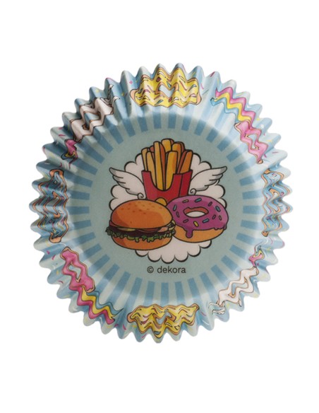 Capsulas Fast Food 25ud Dekora