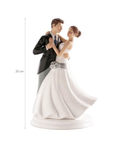 Figura para Tarta Novios Bailando 20cm Dekora 2