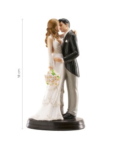 Figura para Tarta Novios Dándose un Beso 2