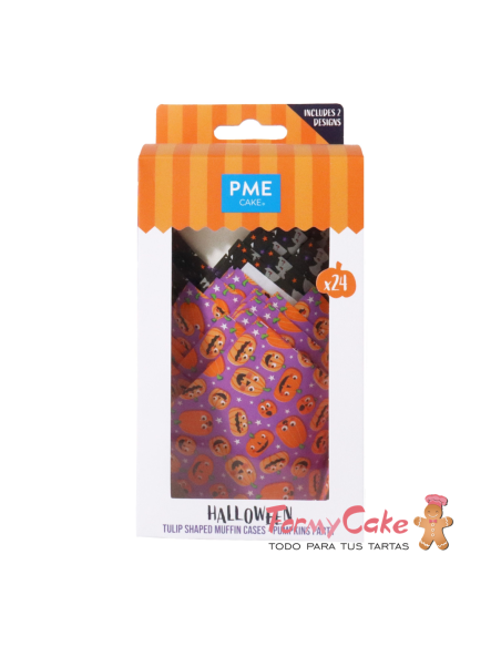 Cápsulas Muffins Fiesta de Calabazas 24uds PME