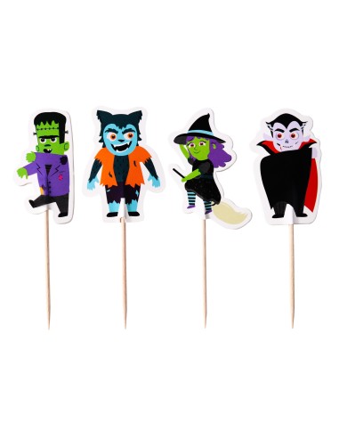 Toppers De Halloween Para Cupcakes 24uds PME